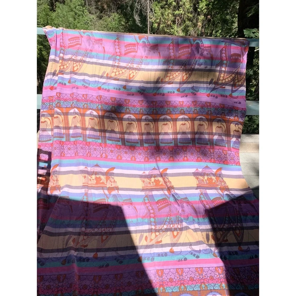 Indian Block Print Textile - Picture 5 of 7